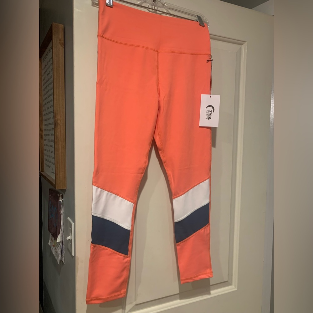Zyia Tangerine Light and Tight Leggings.